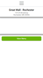 Mobile Screenshot of greatwallrochester.com
